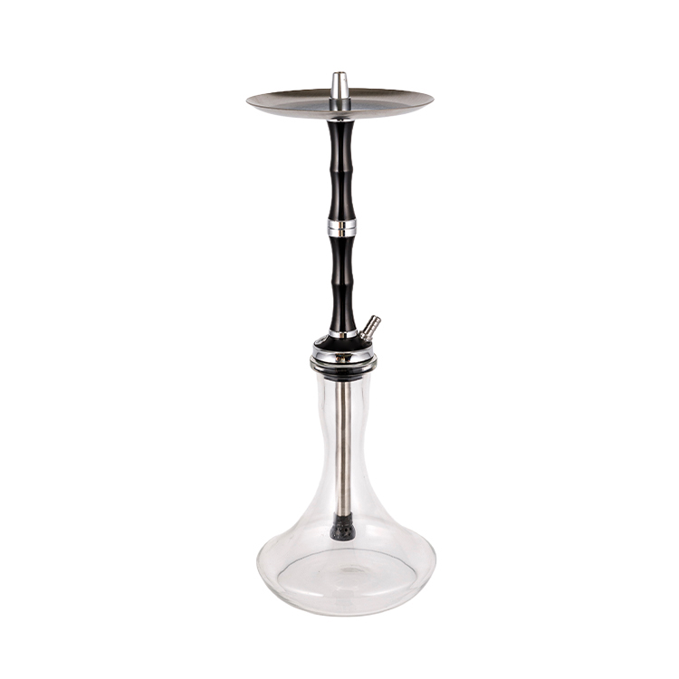 Kính trong suốt Nhôm không gỉ 1 lỗ Yahei Hookah 56cm