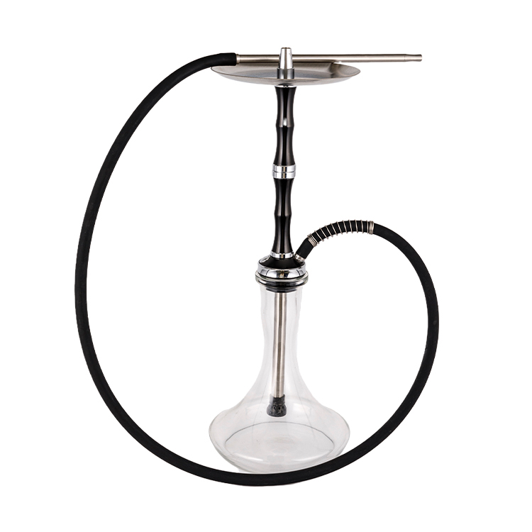 Kính trong suốt Nhôm không gỉ 1 lỗ Yahei Hookah 56cm