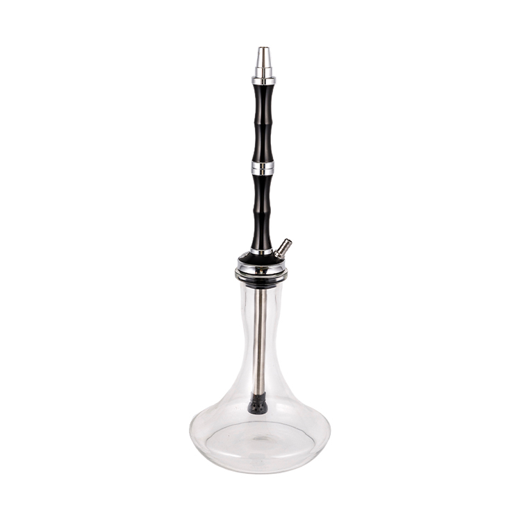 Kính trong suốt Nhôm không gỉ 1 lỗ Yahei Hookah 56cm